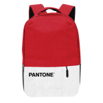 Pantone PT-BPK001R1 zaino Zaino casual Rosso, Bianco Poliestere