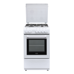 DeLonghi DL554EW cucina Elettrico Gas Bianco
