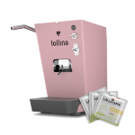 Lollo Lollina+ Caffè Macchina Del Caffè A Cialde Rosapop 40 Cialde Lollo Compostabile Oro