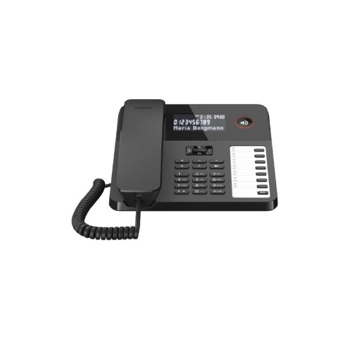 Gigaset Siemens Desk 600 Black telefono analogico con Display