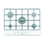 Glem Gas GT755WH piano cottura Bianco Da incasso 70 cm 5 Fornelli