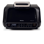 Ariete 4635 Air Fryer Grill, Friggitrice ad aria e Griglia, Bistecchiera,1700W, Capacità 8L, Friggi e Griglia, 8 funzioni di cottura, Timer, Nero