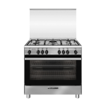Glem Gas SA965VI cucina classe A Acciaio inox