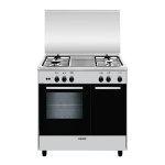 Glem Gas AR854GI cucina Elettrico/Gas Titanio