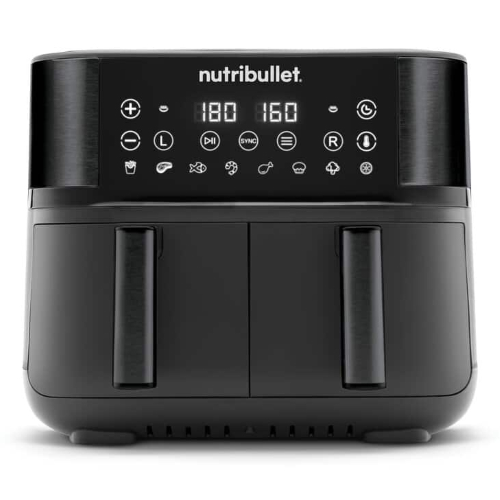 NutriBullet Air Fryer Double Bac Doppia 8 L Indipendente 2850 W Friggitrice ad aria calda