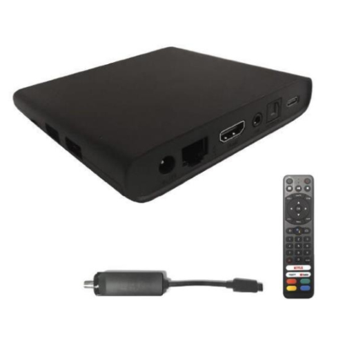 Zephir DECSMART set-top box TV Terrestre 4K Ultra HD Nero Smart Box Android 11