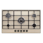 Glem Gas GT955SA piano cottura Sabbia Da incasso 90 cm 5 Fornelli gas