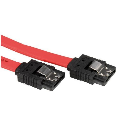 Nilox SATA 0.5m cavo SATA 0,5 m SATA 7-pin Nero Rosso