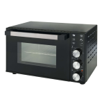 DCG MBN35 Forno Elettrico Ventilato 35L 230° Max Acciaio Inox Nero