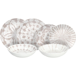 Tognana MC070186133 Set Piatti In Porcelana Da 18pz Mallorca