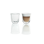 DeLonghi 5513214601 bicchiere da caffè Trasparente 2 pz 190 ml
