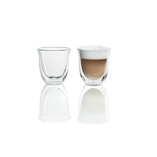 DeLonghi 5513214601 bicchiere da caffè Trasparente 2 pz 190 ml