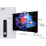 TCL P6K Serie Smart TV 4K Ultra HD 65" 65P6K, Dolby Audio, HDR10+, Google TV