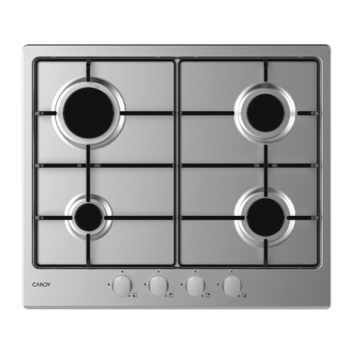 Candy Idea CHW6BRX Acciaio inox piano cottura Da incasso 60 cm Gas 4 Fornelli