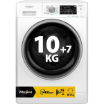 Whirlpool FFWDD 107448 WBS IT FreshCare Lavasciuga a libera installazione 1400g 10Kg Lavaggio Classe A 7Kg Asciugatrice Classe C