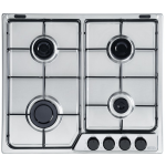 DeLonghi FFA 46 ASV piano cottura Acciaio inox Da incasso 60cm Gas 4 Fornelli