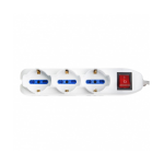 Vultech Multipresa A 9 Posti Con Tasto ON/OFF 16A