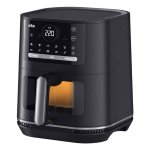 Braun HF 5075 Singolo Indipendente 2000 W Friggitrice ad aria calda Nero, Grigio 6Lt