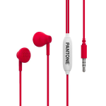 Pantone PT-WDE001R1 Auricolari Jack 3,5mm Red