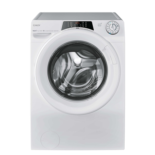 Candy RO494DWM12/1-S RapidÓ Lavatrice Carica Frontale 9 KG, 40% più efficente della classe A, 1400 giri Bianco, Inverter, Vapore, Wi-Fi, 9 Cicli Rapidi