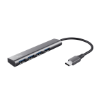 Trust Halyx USB 3.2 Gen 1 (3.1 Gen 1) Type-A 5 Mbit/s Grigio HUB USB 24948