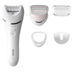 Philips BRE710/00 Serie 8000 Epilatore Wet & Dry con 5 accessori bianco