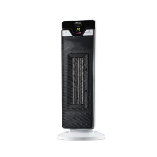 Imetec Eco Ceramic, Termoventilatore, Stufetta elettrica, Tecnologia ceramica, Basso consumo energetico, Silenzioso, 3 livelli di temperatura, Termostato ambiente