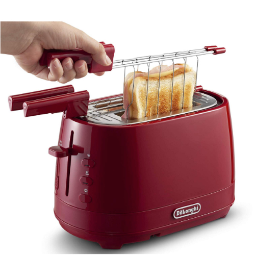 DeLonghi CTLAP2203.R 2 fetta/e 550 W Rosso tostapane