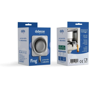 Didiesse Portacialda Originale in Alluminio Frog per Macchine da caffè. Completo di beccuccio.
