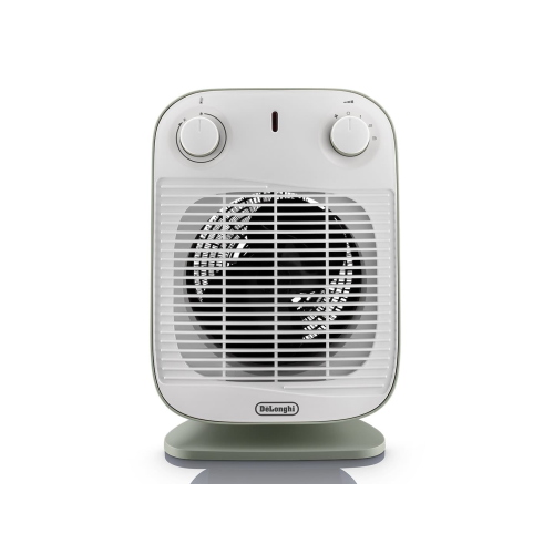 DeLonghi HFS50B20.GR Interno Verde, Bianco 2000 W Riscaldatore ambiente elettrico con ventilatore