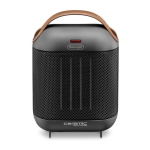 DeLonghi HFX30C18.AG Interno Nero, Grigio 1800 W Riscaldatore ambiente elettrico con ventilatore