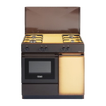 De’Longhi SGK 854 NM cucina Gas Beige, Marrone