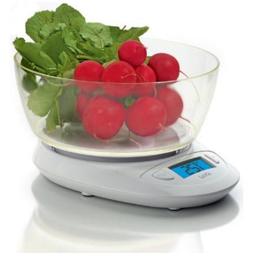 Laica KS1019W Bilancia Da Cucina Elettronica Max 5Kg Bianco 