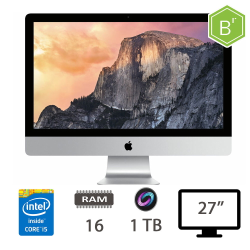 Apple Imac 27" 5K i5-4690 16Gb+1Tb Radeon M295x L14 Ricondizionato Grado B 2 Anni Di Garanzia
