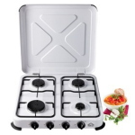 DCG Eltronic EKP2427 piano cottura Bianco Superficie piana Gas 4 Fornelli