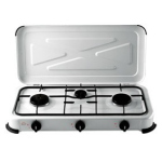 DCG Eltronic EKP 2423 Nero, Bianco Superficie piana Gas 3 Fornelli