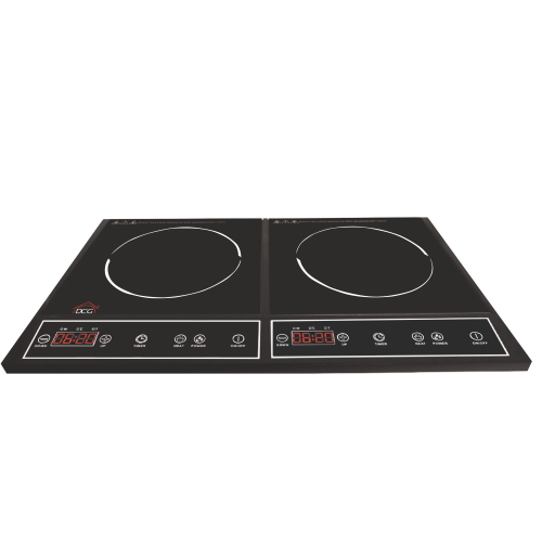 DCG Eltronic EKP2431 piano cottura Nero Da incasso Piano cottura a induzione 2 Fornelli