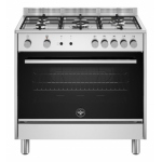 Bertazzoni La Germania Futura FTR965GXV/24 cucina Elettrico/Gas Gas Nero, Acciaio inox