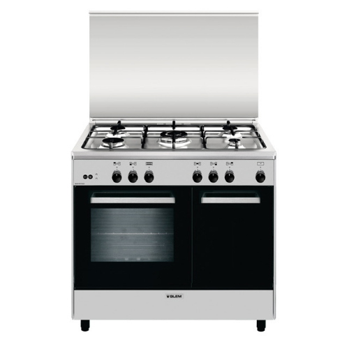 Glem Gas AR965GI cucina Elettrico/Gas Acciaio inox