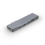 Nilox NLX-2TC-HUBAPP Docking Station Con Porta USB-C 3.1 Per Macbook 2 Porte USB HDMI 4K 
