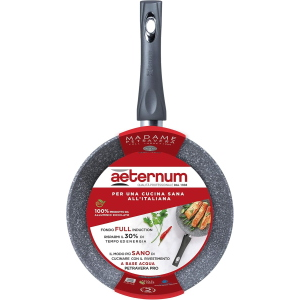 Aeternum Bialetti Madame Petravera 3.0, Padella Antiaderente, Ideale per Induzione 26cm Grigio