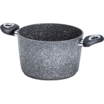 Bialetti Aeternum, Madame Petravera 3.0, Pentola Antiaderente, Ideale per Induzione, 24cm Grigio