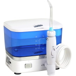 Innoliving INN-912 Idropulsore Dentale Ricaricabile 500ml con Custodia, Pulizia Efficace e Confortevole, Pressione Regolabile, Frequenza Pulsazioni, Beccucci Intercambiabili pasta del capitano
