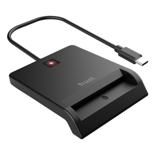 Trust 26253 Lettore Smart Card DNI USB type-C Carta d'Identità Codice Fiscale