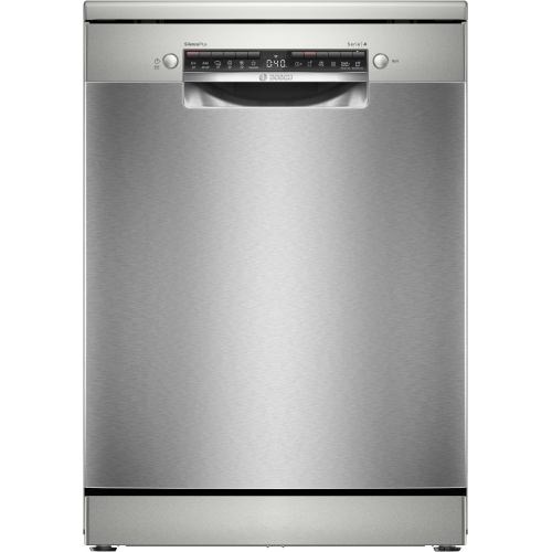 Bosch SMS4EMI06E Serie 4 Lavastoviglie da libera installazione 14 coperti Acciaio spazzolato anti-impronta Classe B