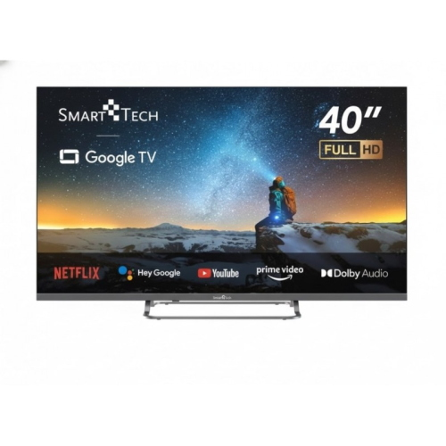 SmartTech 40QG01V QLED 40" Full HD Google TV Tecnologia Quantum Dot HDR10 DVB-T2/S2/C