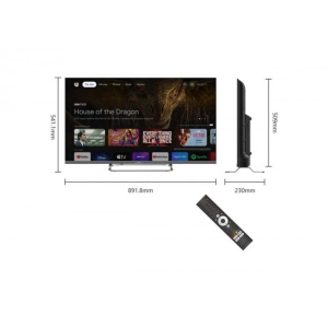 SmartTech 40QG01V QLED 40" Full HD Google TV Tecnologia Quantum Dot HDR10 DVB-T2/S2/C