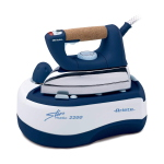Ariete 6257 Stiromatic 2200 Ferro da stiro con Caldaia in Acciaio Inox Piastra in alluminio manico in sughero Vapore continuo fino 80 gr/min