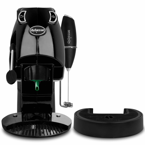 Didiesse Baby Frog Nero Macchina Del Caffè A Cialde + Frullino Elettrico 1,3Lt 650W