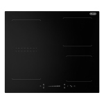 DeLonghi YLI 61 BG piano cottura Nero Da incasso 60 cm Piano cottura a induzione 4 fornelli
